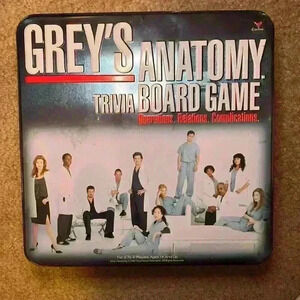 Greys Anatomy Trivia Board Game 2007 (Metal Box)